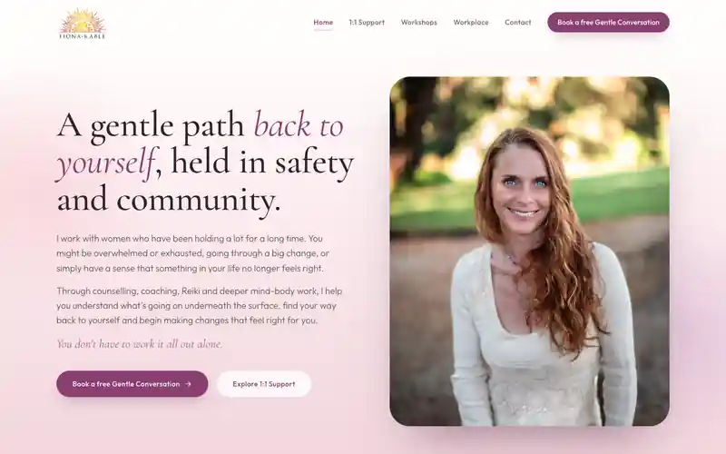 Screenshot of fionakable.com